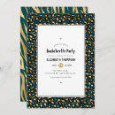 Search for animal print hen party invitations Stripes