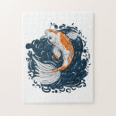 Search for koi fish puzzles Colourful