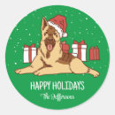 Search for german shepherd gear stickers Merry christmas