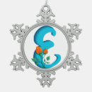 Search for letter e christmas tree decorations Floral
