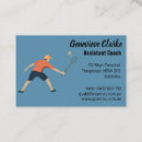 Search for badminton business cards Coach