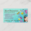 Search for bubble business cards Lady