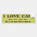 Search for cat joke bumper stickers Humour
