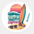Search for california surfing stickers Beach