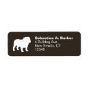Search for english bulldog return address labels Canine