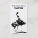 Search for cowboy business cards Horse