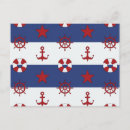 Search for stripes pattern postcards Nautical