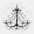 Search for black chandelier stickers Damask