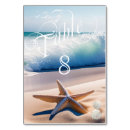 Search for starfish wedding table cards Sand dollar