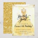 Search for beauty and the beast birthday invitations Be our guest