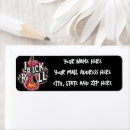 Search for i love return address labels Red