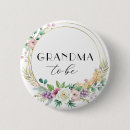 Search for family baby shower badges Grandma to be