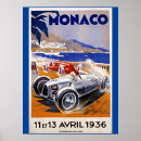 Search for retro racing posters Monte carlo