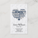 Search for ems business cards Emergency medical technician