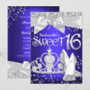 Search for royal purple sweet 16 invitations Tiara