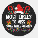 Search for missing stickers Santa
