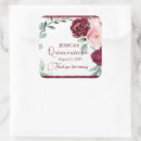 Search for red quinceanera stickers Burgundy