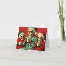 Search for skeleton santa christmas cards Gothic