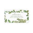 Search for watercolor return address labels Foliage