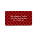 Search for holiday business labels Red