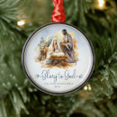 Search for nativity scene christmas tree decorations Angel