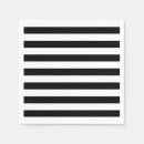 Search for black and white stripes napkins Trendy