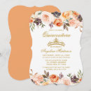 Search for peach quinceanera invitations Quinceañera