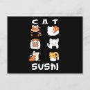 Search for cute sushi postcards Japanese food