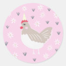 Search for vintage chickens stickers Farm