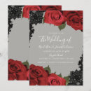 Search for red and grey wedding invitations Floral