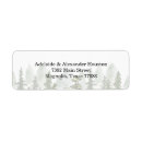 Search for evergreen trees return address labels Nature