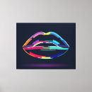 Search for red lips canvas prints Makeup