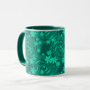 Search for bright floral mugs Green