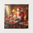 Search for santa claus tapestries Merry