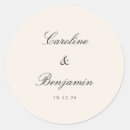 Search for champagne wedding stickers Classic