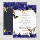 Search for royal blue butterfly invitations Tiara