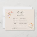 Search for baby shower games cards Watercolor floral