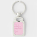 Search for quotes rectangular key rings Pink