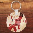 Search for cowhide key rings Cowboy
