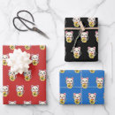 Search for lucky cat wrapping paper Japanese