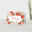 Search for strawberry thank you cards Fruit