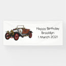 Search for classic car banners Vintage