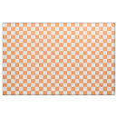 Search for orange gingham fabric Pattern