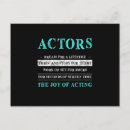 Search for acting for the theatre postcards Broadway