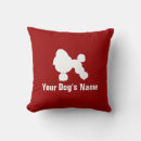 Search for poodle cushions Silhouette