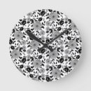 Search for abstract floral design clocks Modern