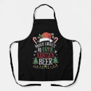 Search for drink aprons Santa
