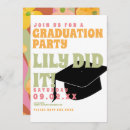 Search for abstract graduation invitations Floral