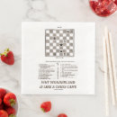Search for game of chess napkins Chessboard