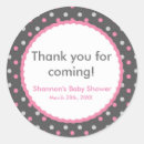 Search for grey pink baby shower stickers Elephant